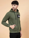 Rigo Hooded Printed Fleece Jacket-SW07221119-L