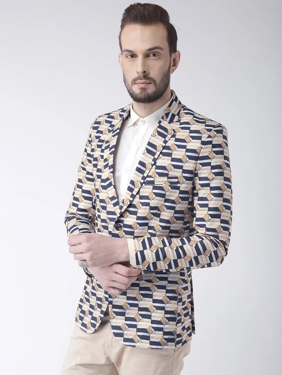 Hangup Men Standard Printed Men Formalwear-D20PrintBlazer