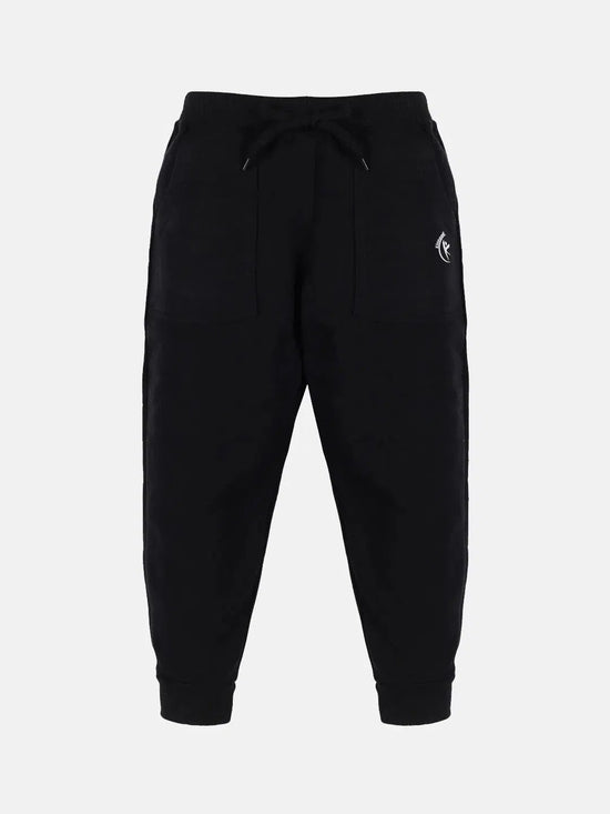 Solid Fleece Track Pant-AW23BTP014002