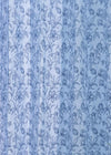 French Farmhouse 100% cotton floral curtain for living room - Room darkening - Blue - Pack of 1-230421033