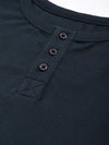 Dillinger Navy Blue Solid Regular Heney T-shirt