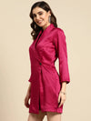 Divided Blazer Jumpsuit in Pink