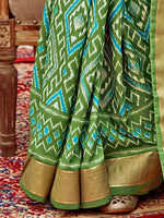 Saree Mall Women's Tussar  Light Green Printed Designer Saree With Blouse Piece-SITARMN2009