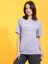 Rigo Oversized Half Sleeves Printed Round Neck T-Shirt-WTOP363-1412-L