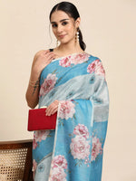 Garden Radiance Glow Saree-SZ-DGTRIJAL2-TL-2152