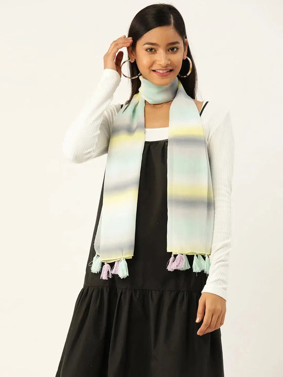 Multi Stripe Scarf-SC100193