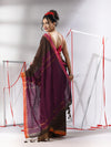 Brown Cotton Saree With Sequined Work-MA55CT06520112