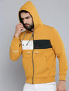 Men Yellow Solid Sweatshirt-OD-6025-Mustard