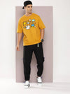 Dillinger Mustard Graphic Oversized T-shirt-DLMOV290AWD-S