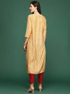 Women's Mustard Solid Straight Kurta-GW-2627-Mustard