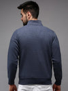 Men Blue Printed Sweatshirt-OTSS-17-Navyblue