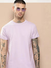 Difference Of Opinion Men's Purple Plain T-Shirt