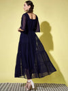 Navy Blue Maxi Dress