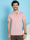 Venitian Men Double Mercerised Printed Polo Neck Onion T-Shirt for Men