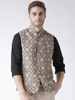 Hangup Men Standard Printed Men's Indian Wear-34APrintedNehru