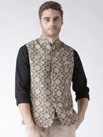 Hangup Men Standard Printed Men's Indian Wear-34APrintedNehru