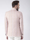 Hangup Men Standard Checkered Men Formalwear-D17CheckBlazer