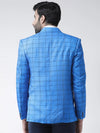 Hangup Men Standard Checkered Men Formalwear-D962ButtonBlazer