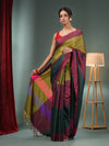 Multicolour Blended Silk Handwoven Soft Saree-MA50BSL01530140