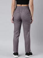 Women Solid Slim Fit Lavender Track Pant-AF-1614-Lavender