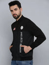 Men Black Solid Sweatshirt-ODS-6041-Black