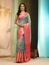 Refined Minimalist Drape Saree-SZ-DGLARA-BU-1927