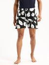 Men Black Printed Boxer-AM-131-9-Black