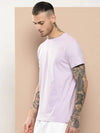 Difference Of Opinion Men's Purple Plain T-Shirt