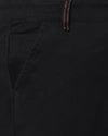 Cargos with Neon Zip and 6 pockets-Black