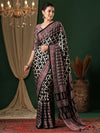 Saree Mall Women's Crepe Black Printed Designer Saree With Blouse Piece-MOHAR102B