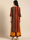 Women's Multi Striped Kurta Set-GW-1034-Multi