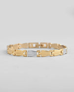 Gold and Silver Plated Designer Men Bracelet-VOJ397