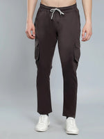 Jogger Cargos with Elastic waist and 6 pockets-Grey-HC4015-30