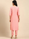 Women's Peach Solid Kurta Set-SKC-911-Peach