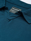 Dillinger Blue Solid Regular Polo T-shirt