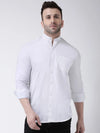 Hangup Men Slim Solid Shirts-BenWhiteShirt