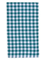 Athom Living Premium Gamcha Bath Towel 65 x 135 cm Pack of 2 White with Green checkered-ATZ-BT-1E-C2