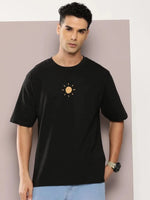 Dillinger Black Graphic Oversized T-shirt-DLMOV263BLK-S