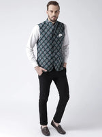 Hangup Men Standard Printed Men's Indian Wear-43APrintedNehru