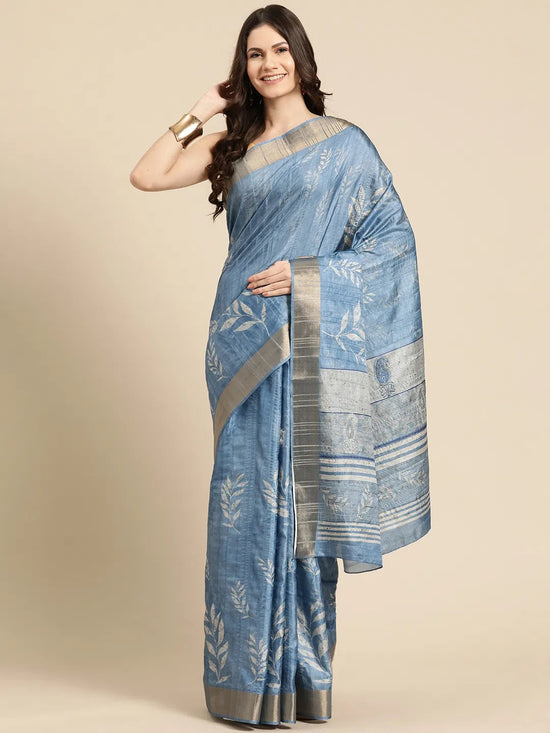 Dazzling Ornate Radiance Saree-SZ-IVY-BU-2000