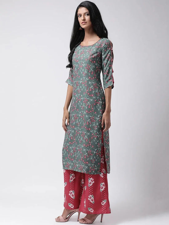 Hangup Women Standard Printed Indian Ethnic Set-W3_2PcKurtaSet