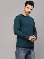 Rigo Poly Corduroy Round Neck T-Shirt-CT09221544-L