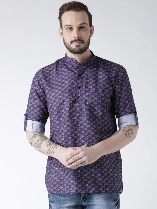 Hangup Men Standard Printed Men's Indian Wear-K1Kurta