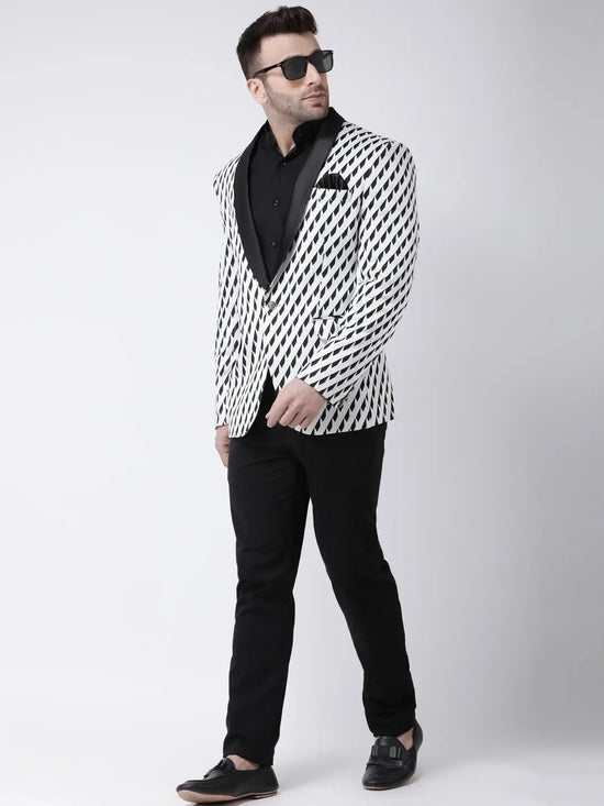 Hangup Men Standard Solid Men Formalwear-D115TuxedoBlazer