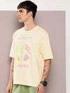 Dillinger Off White Graphic Oversized T-shirt-DLMOV274WWHT-S