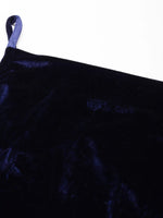 Women Navy Blue Solid Gown Dress-HQ-106-Navyblue