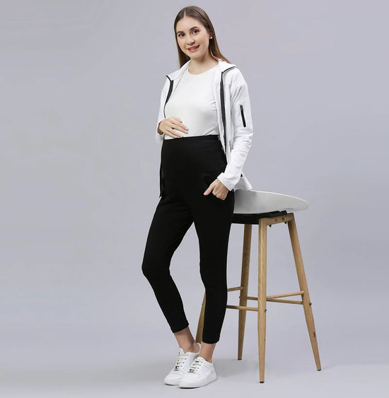 MomToBe Slim-Fit Ankle-Length Maternity Leggings