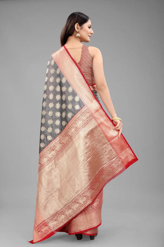 Divine Heritage Allure Saree-SZ-CRB5-GY-577