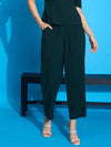 Women Emerald Knit Tapered Pants