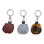 Bag Charms and Keychains pack of 3 - Handmade - Multicolour